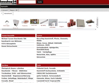 Tablet Screenshot of baushop24.com