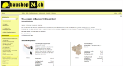 Desktop Screenshot of baushop24.ch